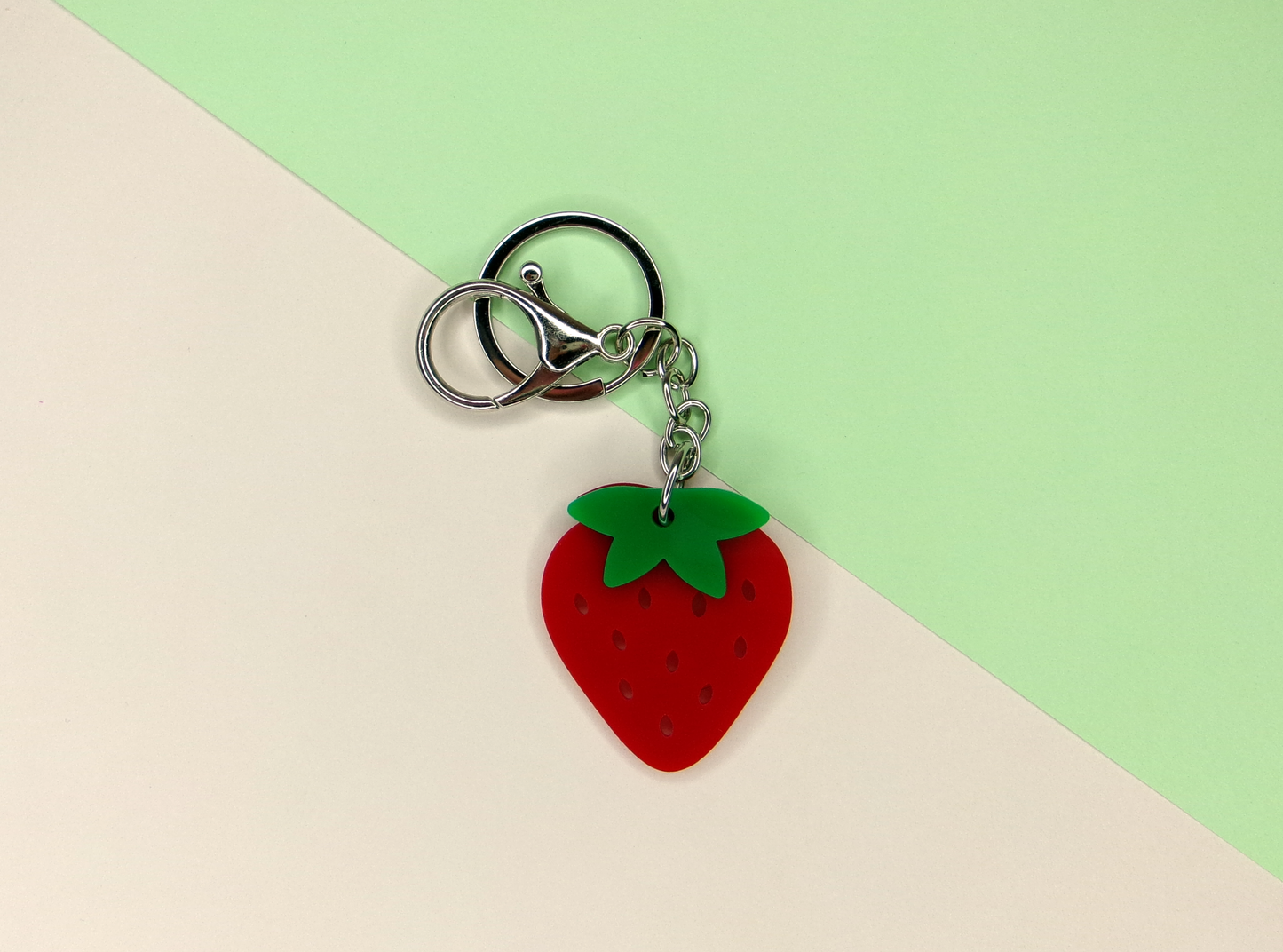 Strawberry keychains